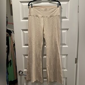 Aerie OFFLINE ribbed flare leggings